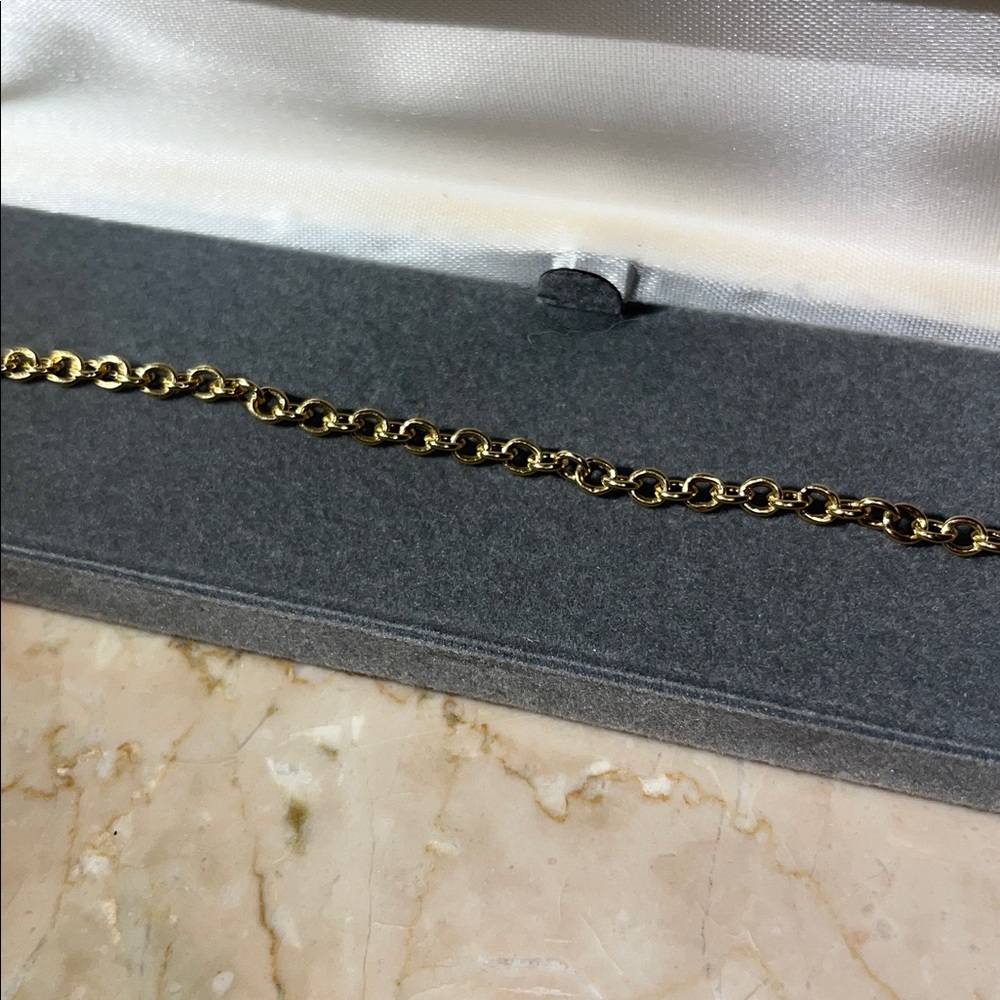 18K Gold Chain Bracelet